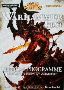 Warhammer Fest official programme 2014